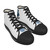 Men's Black Sole Canvas Shoes