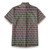 Cultivar Culture Men's small tile butterfly flower 125GSM Breathable Cotton Shirt with Linen Texture
