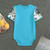 All-Over Print Blue Baby Bodysuits