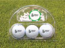 3 Ball Clam Pack w/Tees and Poker Chip ball marker 3 Ball Clam Pack w/Tees and Poker Chip ball marker