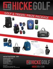 Golf & Travel Essentials Prize Package (1 COLOR LOGO INCLUDED)