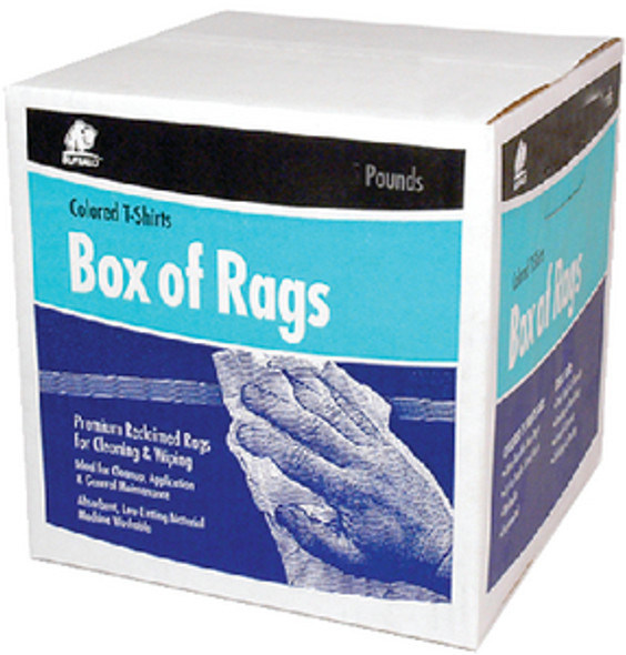 RAG-WIPING COLOR 8LB BOX 10087