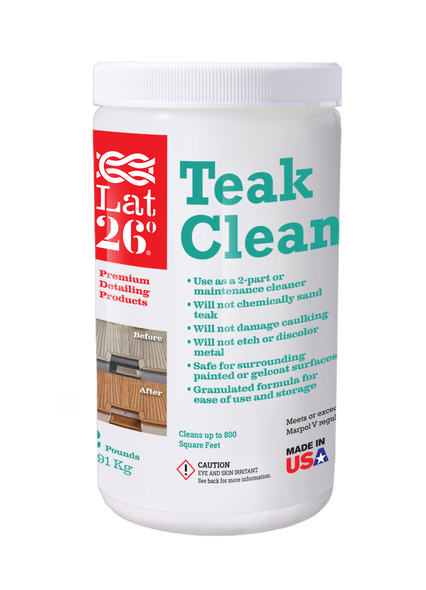 Lat 26 - Teak Clean Powder 2lbs, LAT-TC2