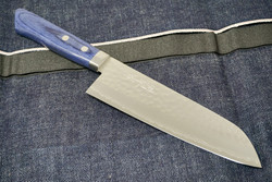 Masutani Kokuryu Damascus Santoku Knife