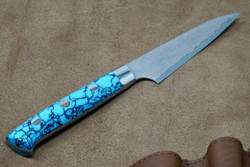Saji Turquoise Rainbow VG10 Paring Knife 90mm