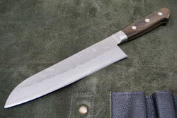 Tsunehisa Ginsan Santoku Knife 180mm