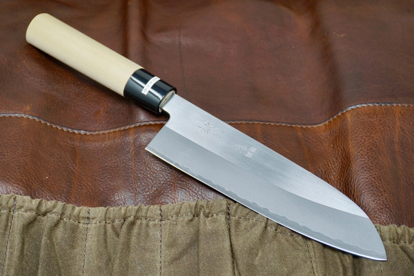 Tojiro Carbon Santoku Knife - 165mm Shirogami #2 F-701A
