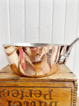 Petite Antique French Dehillerin Copper Pot from The Grand Folkstone Hotel