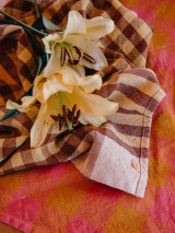 Pineapple Cotton Grid Napkins