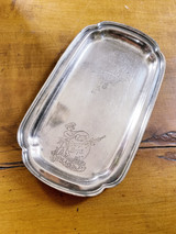 Antique Silver Tip Tray from The Cafe des Beaux Arts NYC Antique Silver Tip Tray from The Cafe des Beaux Arts NYC