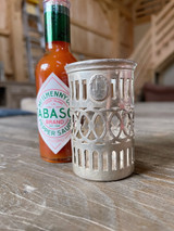 1924 Silver Plated Hotel Traymore Tabasco Bottle Holder 1924 Silver Plated Hotel Traymore Tabasco Bottle Holder