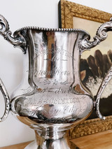 1908 Silver Plated Horse Driving Trophy