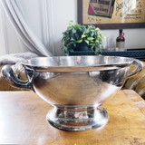 Antique Silver Plated Serving Bowl from Deutsche Africa Line Ship