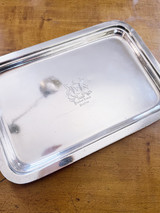 Antique Silver Plated Tray from The Parker House Hotel Boston Antique Silver Plated Tray from The Parker House Hotel Boston