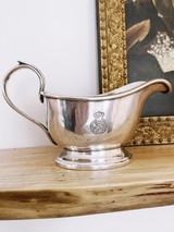 Antique Silver Plated Sauce Boat from Royal Holland Lloyd Ocean Liner Antique Silver Plated Sauce Boat from Royal Holland Lloyd Ocean Liner