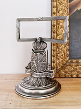 1928 Silver Plated Menu Holder from Hong Kong & Shanghai Hotels 1928 Silver Plated Menu Holder from Hong Kong & Shanghai Hotels