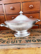 Antique Silverplated Tureen from Crillon & Café de l’Opera NYC Antique Silverplated Tureen from Crillon & Café de l’Opera NYC