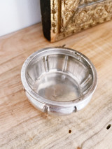 Antique Silver Plated Salt Cellar from Ambasciatori Hotel in Rome Italy Antique Silver Plated Salt Cellar from Ambasciatori Hotel in Rome Italy