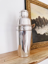 Antique Royal Mail Lines Silver Plated Cocktail Shaker