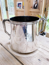 Vintage Silver Champagne Bucket from Italia Line Ocean Liner Vintage Silver Champagne Bucket from Italia Line Ocean Liner