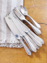 Antique Silver Plated Flatware Service from The Hotel del Coronado in California Antique Silver Plated Flatware Service from The Hotel del Coronado in California