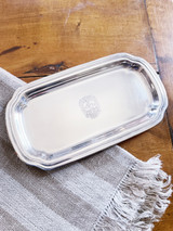 Antique Silver Plated Tip Tray from Admiral Hotel in Cape May NJ