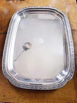 Antique Silver Plated Tray from Admiral Hotel in Cape May NJ