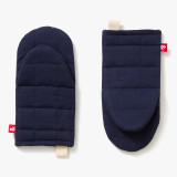 Blueberry Blue Oven Mitts