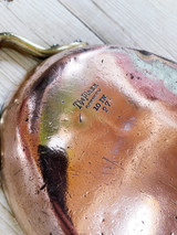 Antique Copper Gratin Pan from The Plaza NYC