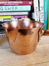 Antique Duparquet Copper Sugar Pot