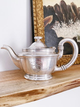 Antique 1918 Silver Plated Teapot from The Hotel Land in Sacramento