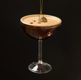 Espresso Martini Cocktail Holiday Ornament