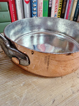 Antique French Dehillerin Copper Pan