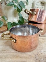 Antique Heinrichs Copper & Sterling Pot from The Plaza NYC