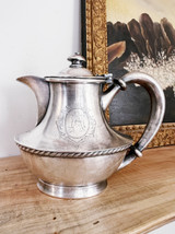 Antique Silver Plated Teapot from Astor House Hotel NYC