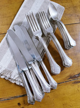 Service for 6 Silver Plated Flatware from The San Marcos Hotel Santa Barbara CA