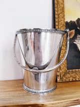 1920s Silver Plated Ice Bucket from The Roosevelt Hotel NYC