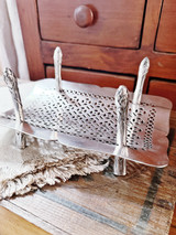 1905 Silver Plated Asparagus Server from Hotel Baltimore in Kansas City