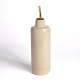 Sand Stoneware Oil Bottle