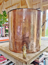 Huge Antique Copper Water Pot from Reform Club London