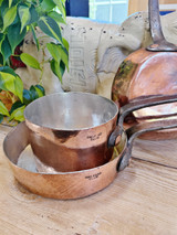 Set of 3 Mutual NY Copper Pots from The Railroad Club NYC