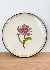 Large Round Dahlia Serving Platter