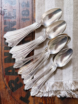 Set of 12 Silver Plated Teaspoons from The Plaza Hotel NYC