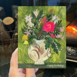 Happy Birthday Wildflowers Greeting Card