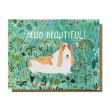 Hello Beautiful Greeting Card