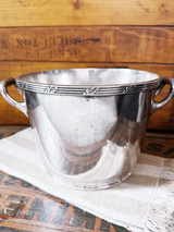 1929 Silver Plated Ice Bucket from Rock Island Lines Railroad