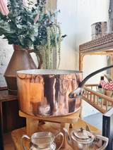 Big Antique Copper Pot from The Chamonix Palace Mont Blanc