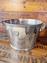 Antique Silver Plated Ice Bucket from The Jewel City Cafe in Seal Beach