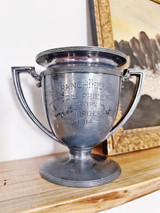 Antique Silver Plated Doll Carnival Trophy