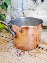 Petite Antique Copper Pot by Duparquet NYC